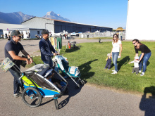 Ils repartent, heureux de leur visite !